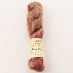 Chelsea Luxe Hand Dyed Yarn Kid Mohair Silk 459 Yards Color Exposed Brick